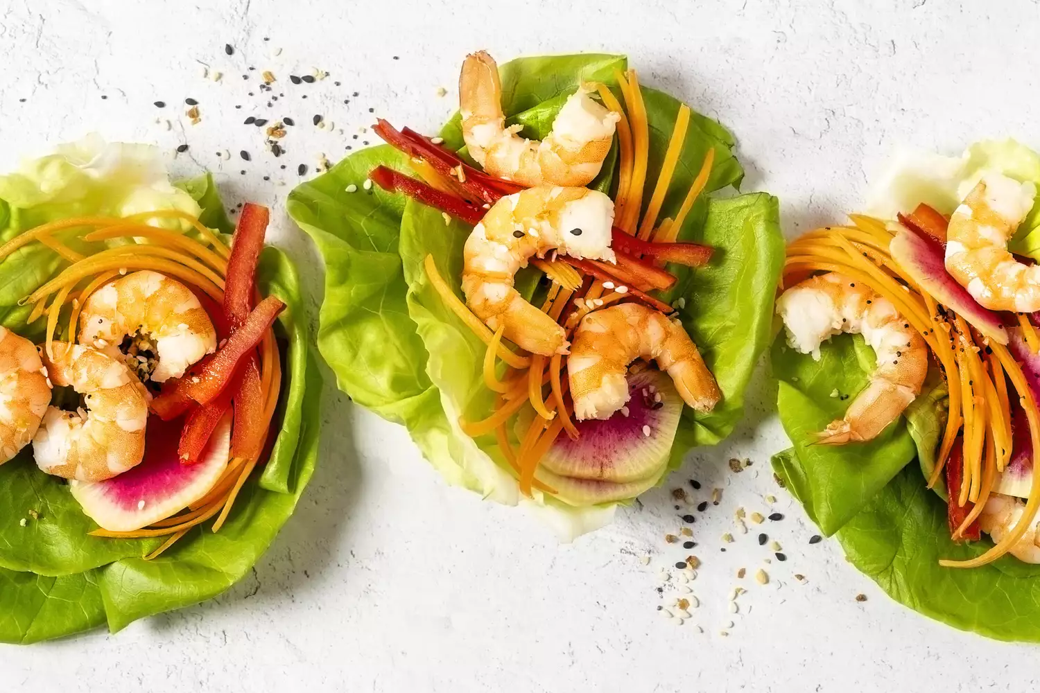 shrimp lettuce wraps